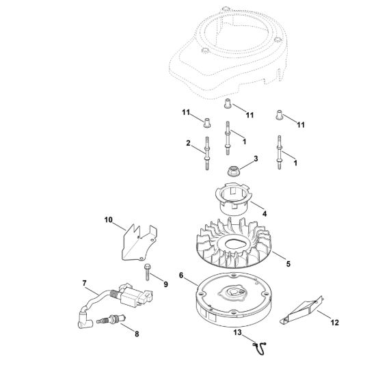 Picture of J - Impianto di accesione HD675 (HD675-3012)